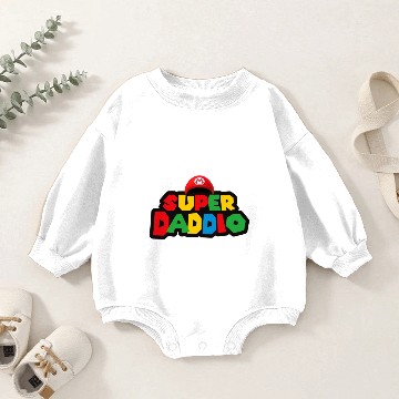 Discover Super Daddio Baby Romper Sweatshirts