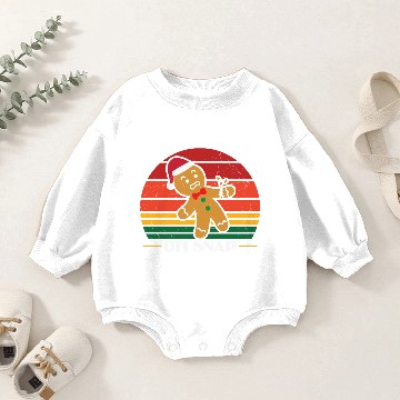 Discover Oh Snap Gingerbread Baby Romper Sweatshirts
