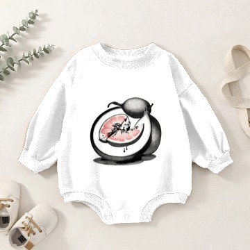 Discover A guava ink drawing Baby Romper Sweatshirts