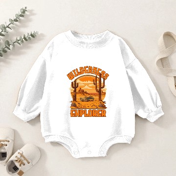 Discover Wilderness Explorer Baby Romper Sweatshirts
