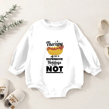 Discover Hot dog mustard sausage bread delicious Baby Romper Sweatshirts