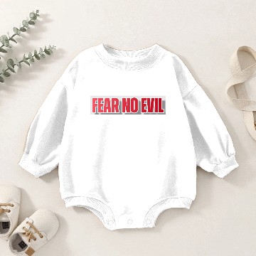 Discover Fear No Evil Christian Baby Romper Sweatshirts