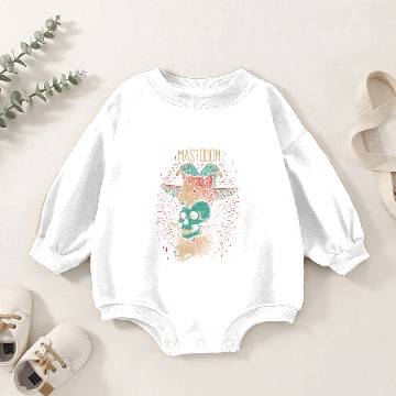 Discover Mastodon - Logo Totem Baby Romper Sweatshirts