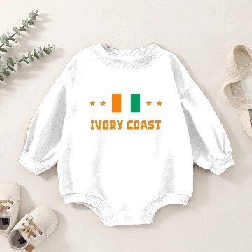 Discover Ivory Coast Baby Romper Sweatshirts