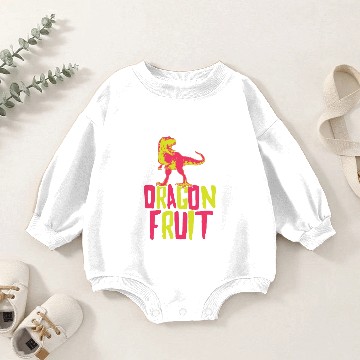 Discover Dragon Fruit Dinosaur Baby Romper Sweatshirts