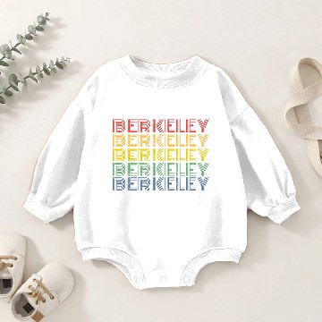 Discover Berkeley California 70S Baby Romper Sweatshirts