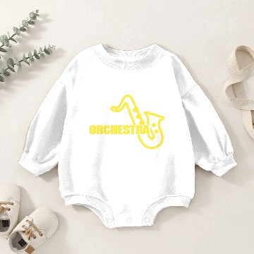 Discover EAT SLEEP ORCHESTRA REPEAT Baby Romper Sweatshirts