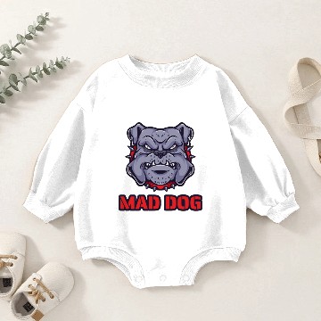 Discover Mad Dog Baby Romper Sweatshirts