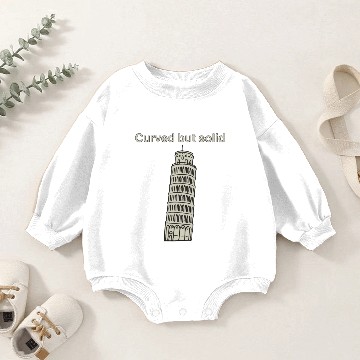 Discover Curved but solid Baby Romper Sweatshirts
