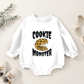 Discover cookie monster cookie lover Baby Romper Sweatshirts