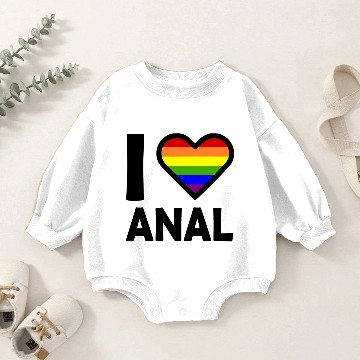 Discover I love anal Baby Romper Sweatshirts