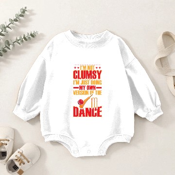 Discover I Am Not Clumsy By Cricket Baby Romper Sweatshirts