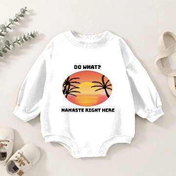 Discover Namaste right here 2 Baby Romper Sweatshirts
