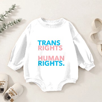 Discover Trans Rights are Human Rights 2.1 Baby Romper Sweatshirts