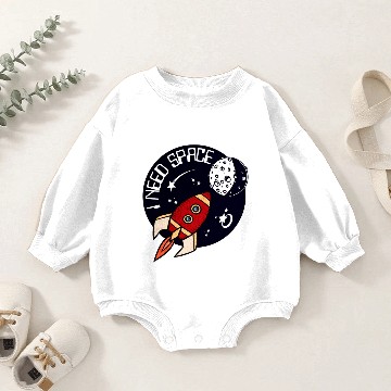 Discover I Need Space Baby Romper Sweatshirts