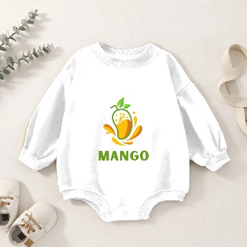 Discover Mango | Mango lover Baby Romper Sweatshirts