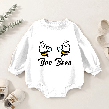 Discover Funny Boo Bees Baby Romper Sweatshirts