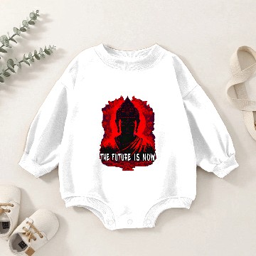 Discover The Future is Now Baby Romper Sweatshirts