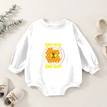 Discover The Bee Guy Honeybee Bumblebee Baby Romper Sweatshirts