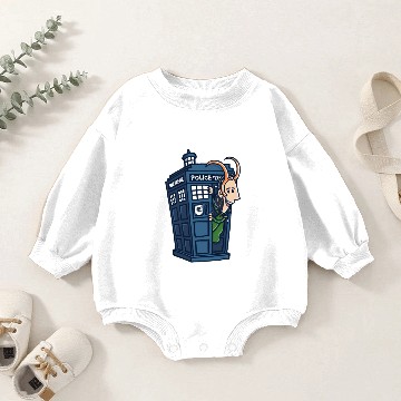 Discover Loki s Blue Box Baby Romper Sweatshirts
