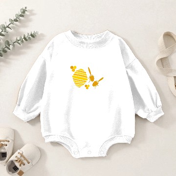 Discover Save The Bees Bumblebee Love Bees Baby Romper Sweatshirts