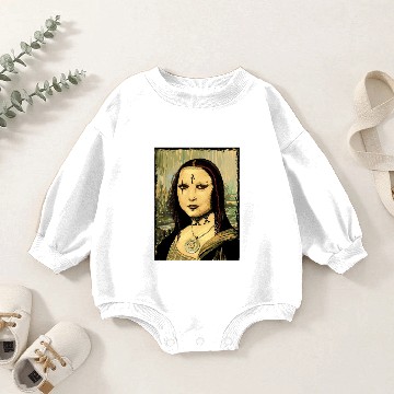 Discover Gothic Goth Mona Lisa Baby Romper Sweatshirts