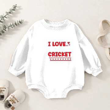 Discover I love this cricket red aesthetic Baby Romper Sweatshirts
