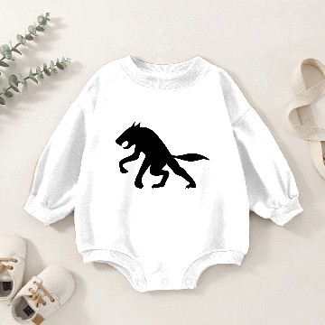Discover WEREWOLF WOLFMAN left Baby Romper Sweatshirts