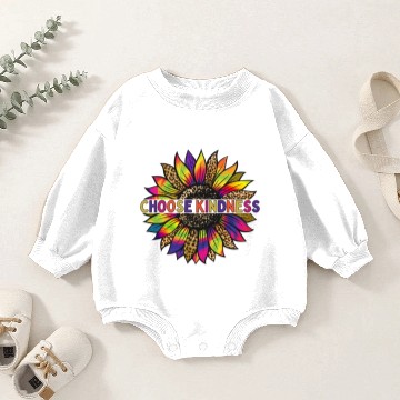 Discover Choose Kindness Baby Romper Sweatshirts