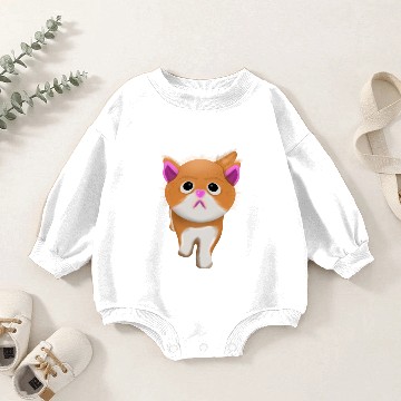 Discover Sad Cat Baby Romper Sweatshirts