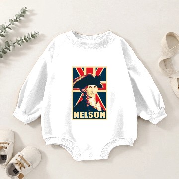 Discover Horatio Nelson Baby Romper Sweatshirts