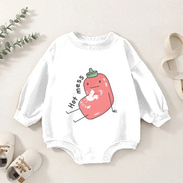 Discover Imma Hot Mess Baby Romper Sweatshirts