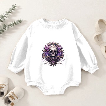 Discover Totenkopf Skull Skulls Skull Skeleton Baby Romper Sweatshirts