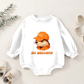 Discover Go beavers, Oregon state beavers Baby Romper Sweatshirts