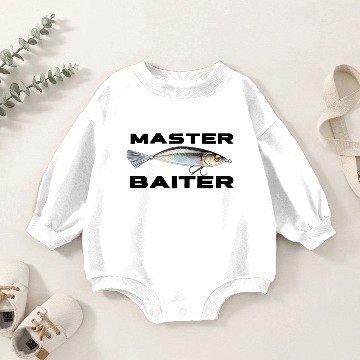 Discover MASTER BAITER Baby Romper Sweatshirts