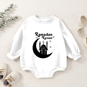 Discover Ramadan Kareem mosque Baby Romper Sweatshirts