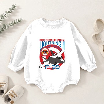 Discover Lockheed Martin F 35 Baby Romper Sweatshirts