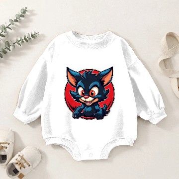 Discover Super Cute Tasmanian Devil Baby Romper Sweatshirts
