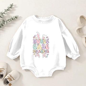 Discover Nurse Case Ager Easter Bunny Case Aget Easter Baby Romper Sweatshirts