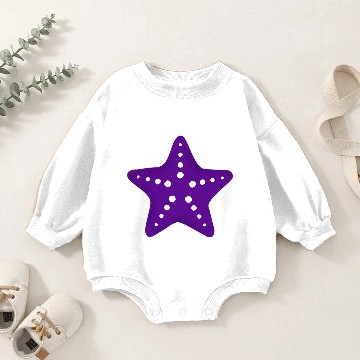 Discover Starfish Baby Romper Sweatshirts