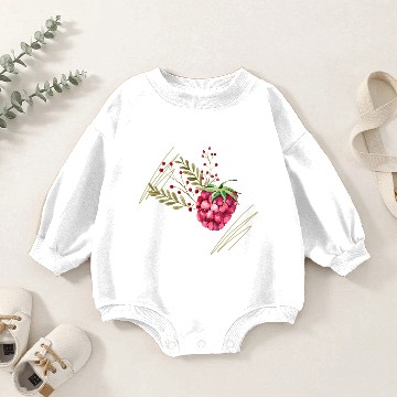 Discover Raspberry Amazing Baby Romper Sweatshirts