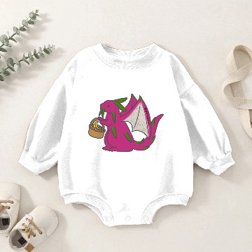 Discover Dragon Fruit Baby Romper Sweatshirts