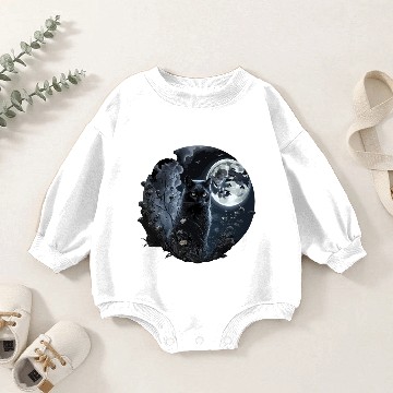 Discover Black cat Baby Romper Sweatshirts