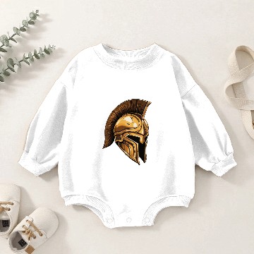 Discover Spartan warrior Sparta helmet Baby Romper Sweatshirts