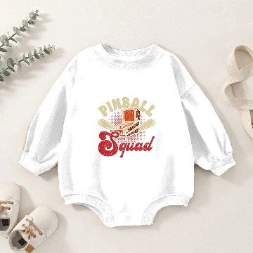 Discover Pinball Squad Baby Romper Sweatshirts
