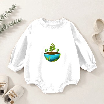 Discover Earth Day Everyday Environmental Awareness Baby Romper Sweatshirts