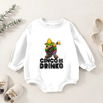 Discover Cinco De Drinko Baby Romper Sweatshirts