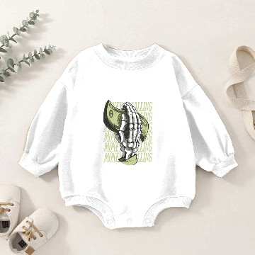 Discover Money calling Baby Romper Sweatshirts