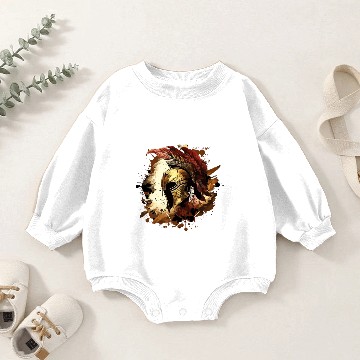 Discover Spartan Helmet Sparta Workout Gladiator Baby Romper Sweatshirts