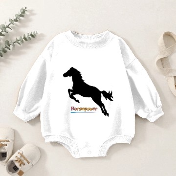 Discover Horsepower Baby Romper Sweatshirts
